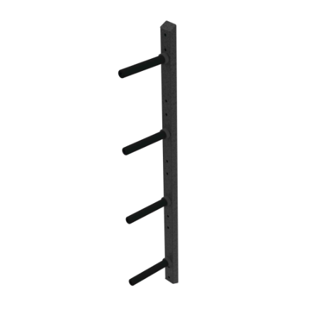 8 Ft Upright Vertical Olympic Weight or Bumper Plate Storage - Single (Torque Fitness) Commercial Line