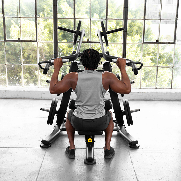Lat Pull-Down Plate-Loaded (Vision Fitness)