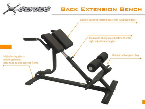 Back Extension Bench (Torque Fitness) Commercial Line