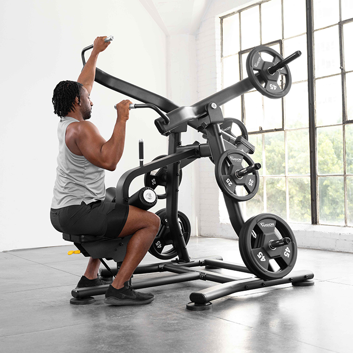 Lat Pull-Down Plate-Loaded (Vision Fitness)