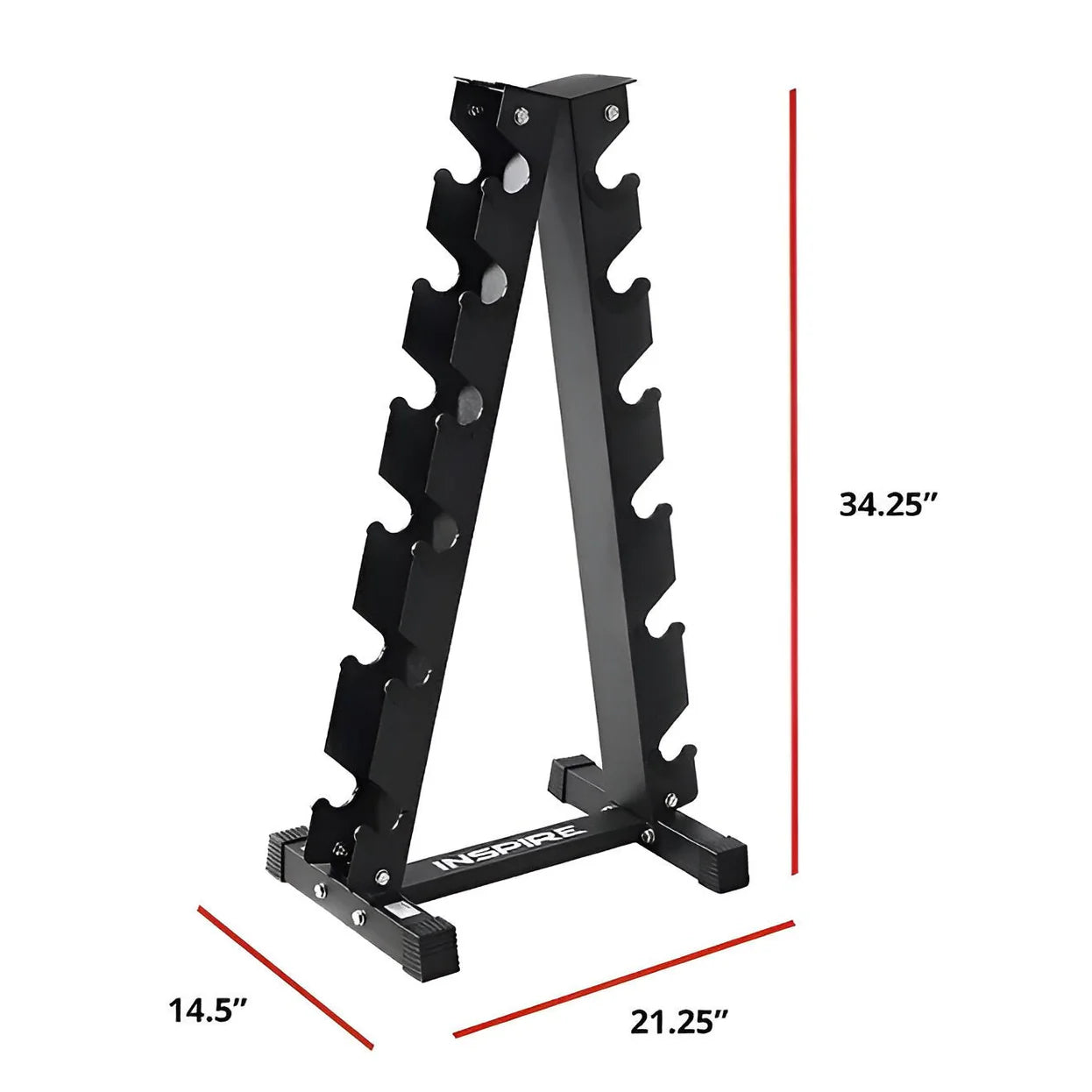 6 Pairs Vertical Dumbbell Rack (Centr/Inspire)