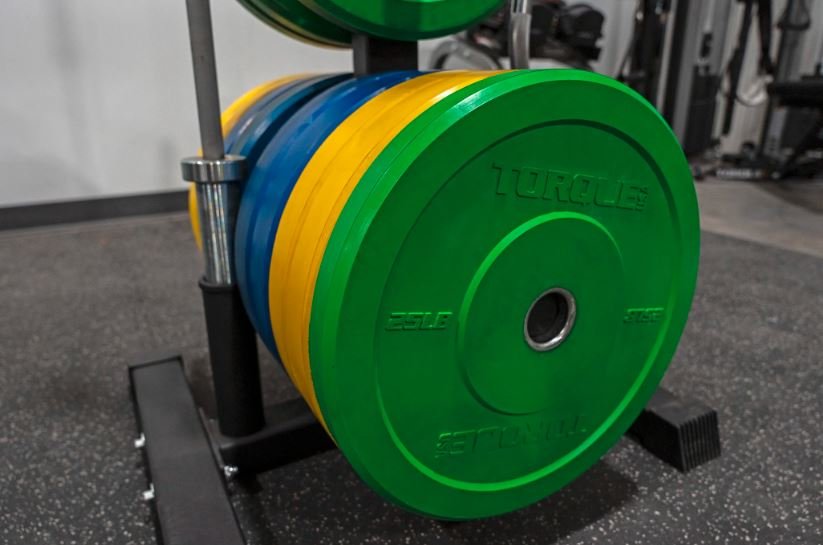 Olympic Plate Tree + Barbell Storage (Torque Fitness)