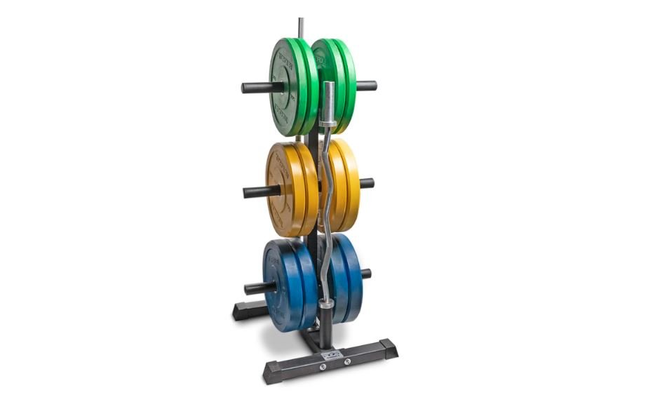 Olympic Plate Tree + Barbell Storage (Torque Fitness)