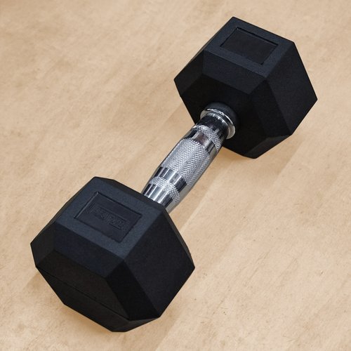 Rubber Hex Dumbbells (Get RX'D) (Pairs)