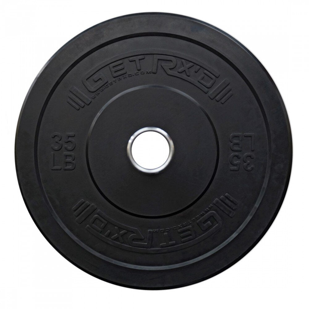 Black Premium Bumper Plates 2.0 (Get RX'D)