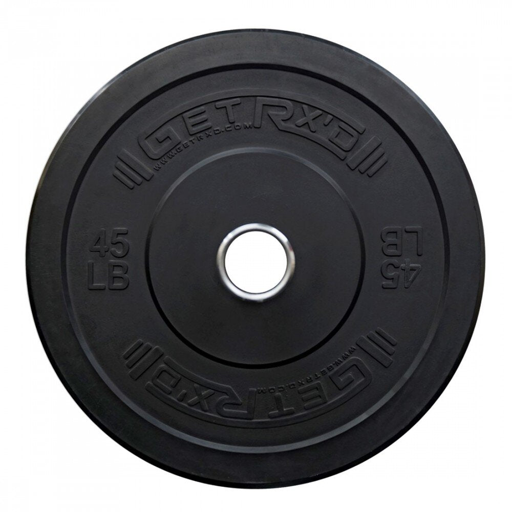 Black Premium Bumper Plates 2.0 (Get RX'D)